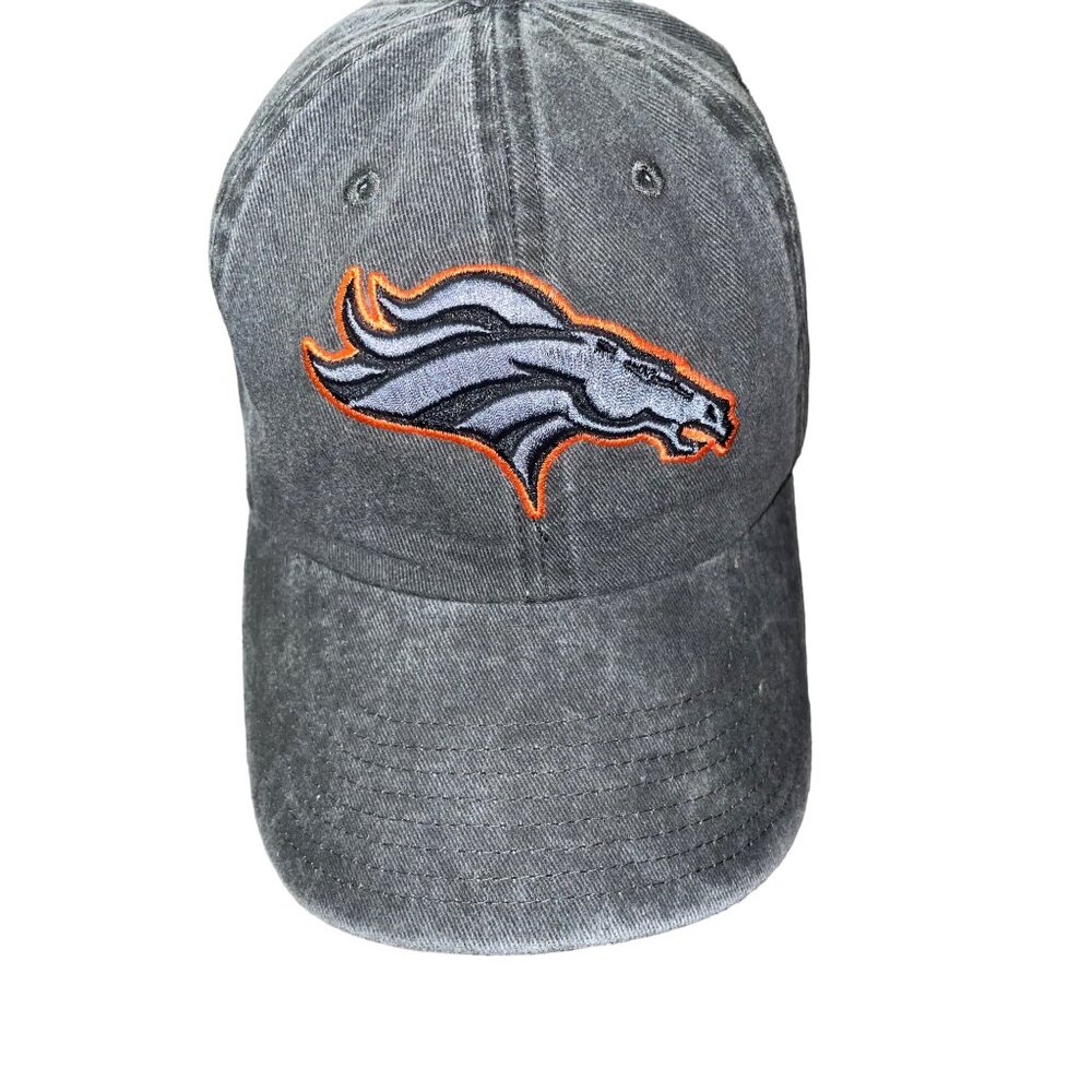 Denver Broncos Baseball Cap New with Defects NFL Team Apparel Adjustable - Picture 2 of 16